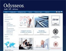 Tablet Screenshot of odysseosgroup.com